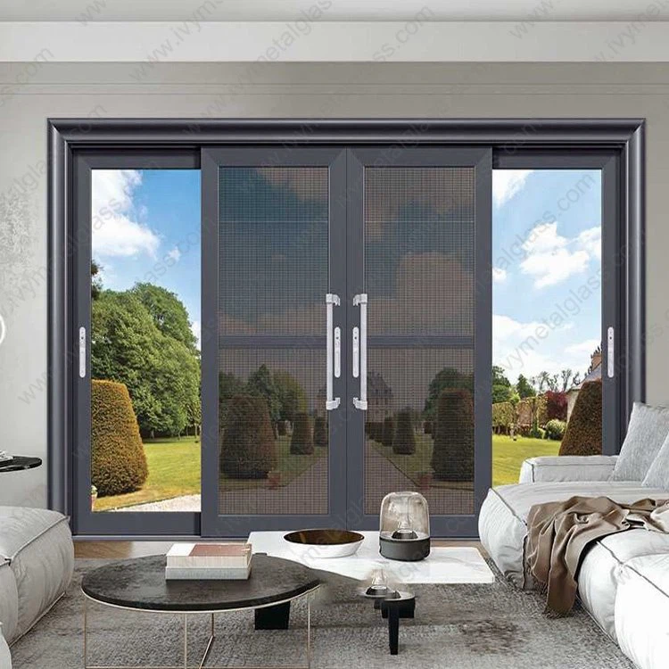 Pintu Gelangsar Kaca Bingkai Aluminium