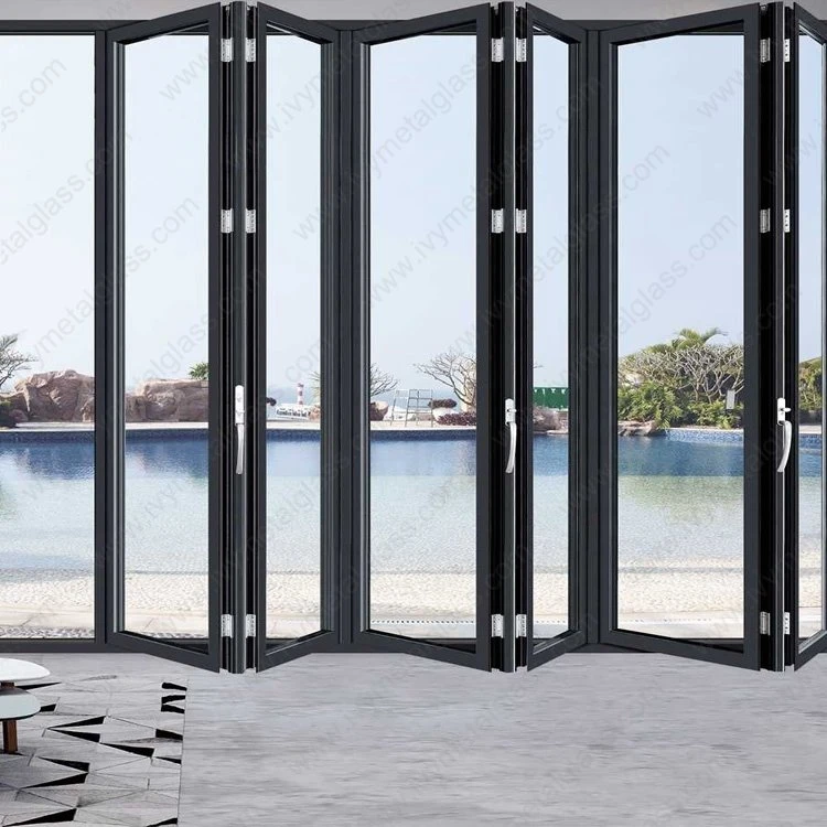 Pintu Lipat Dwi Aluminium Berat