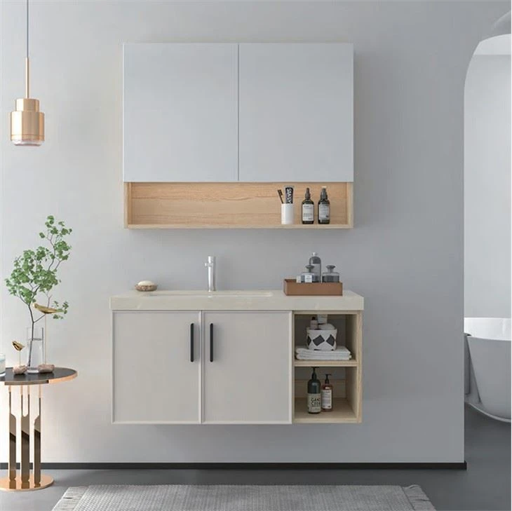 Kabinet Bilik Mandi Berwarna Cerah