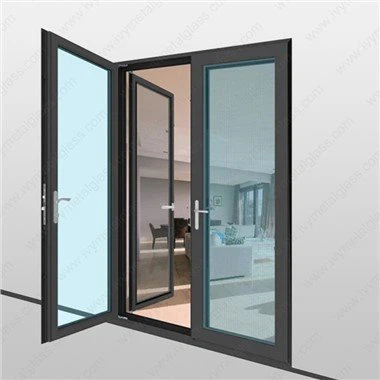 Pintu Buaian Aluminium dengan Mesh