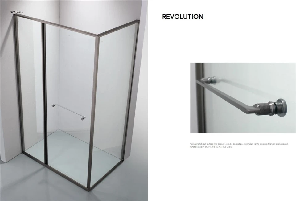 Side Sliding Door Shower Room